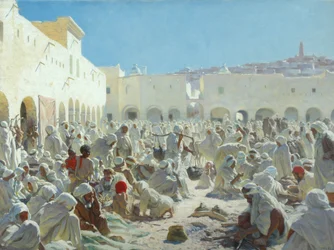 La plaza del mercado, Guardia